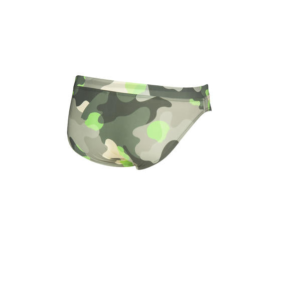 Yoshi Brief men's swimming trunks, camo