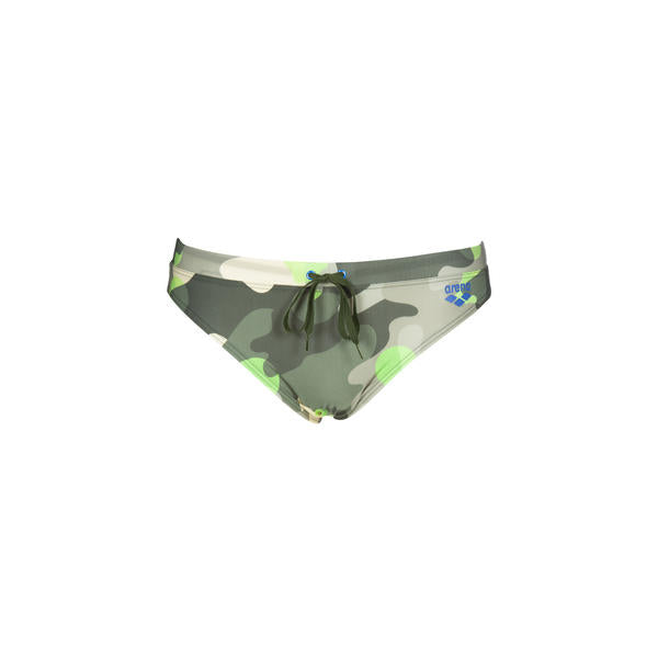 Yoshi Brief men's swimming trunks, camo