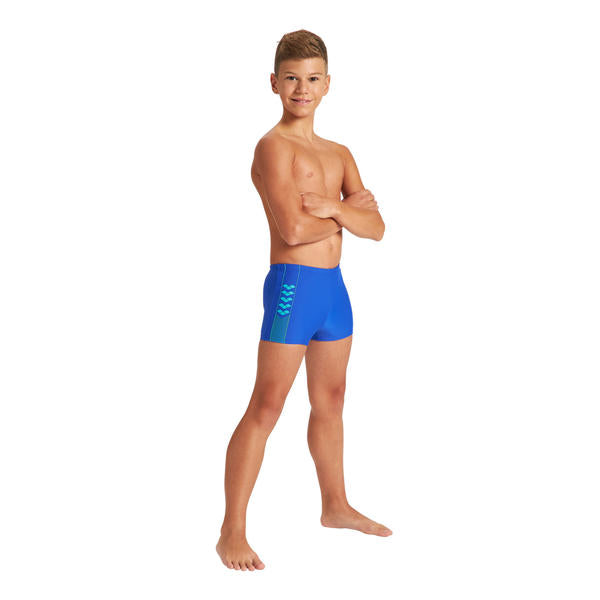 Linear Serigraphy Boys' swimwear, blue