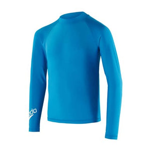 Unisex Rash Top children's long-sleeved UV shirt, blue