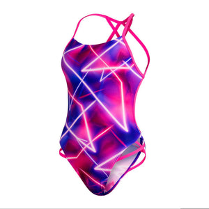 Allover Freestyler naisten uimapuku, pinkki