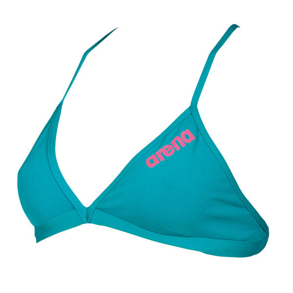Solid naisten bikiniyläosa, turkoosi