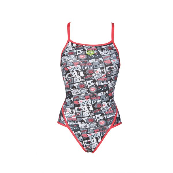 Comics Super Fly naisten uimapuku, punainen