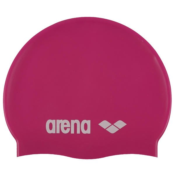 Arena Classic Jr Logo -uimalakki pinkki – lasten silikoninen uimalakki harjoitteluun