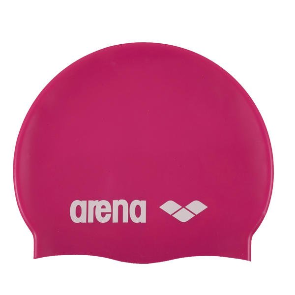 Arena Classic Silicone Cap -uimalakki fuksia – kloorinkestävä silikonilakki aikuisille