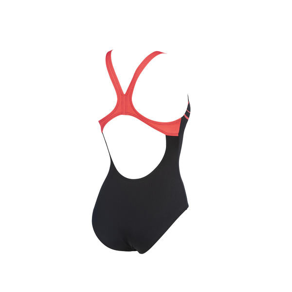 Essentials SwimPro liivillinen naisten uimapuku, musta-punainen
