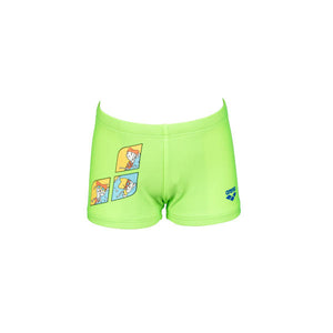 Training Boy Short boys' swimming trunks, green