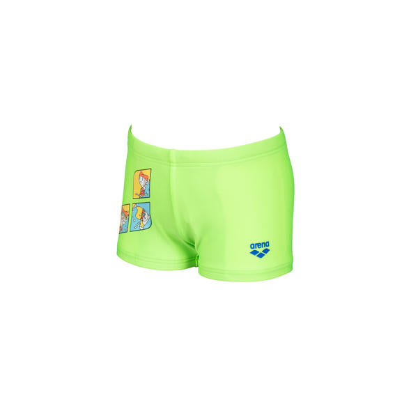 Training Boy Short boys' swimming trunks, green