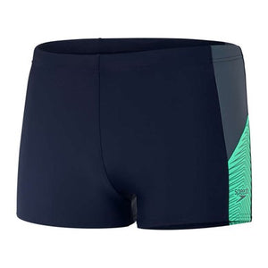 Dive Aquashort men's swimming trunks, dark blue-green