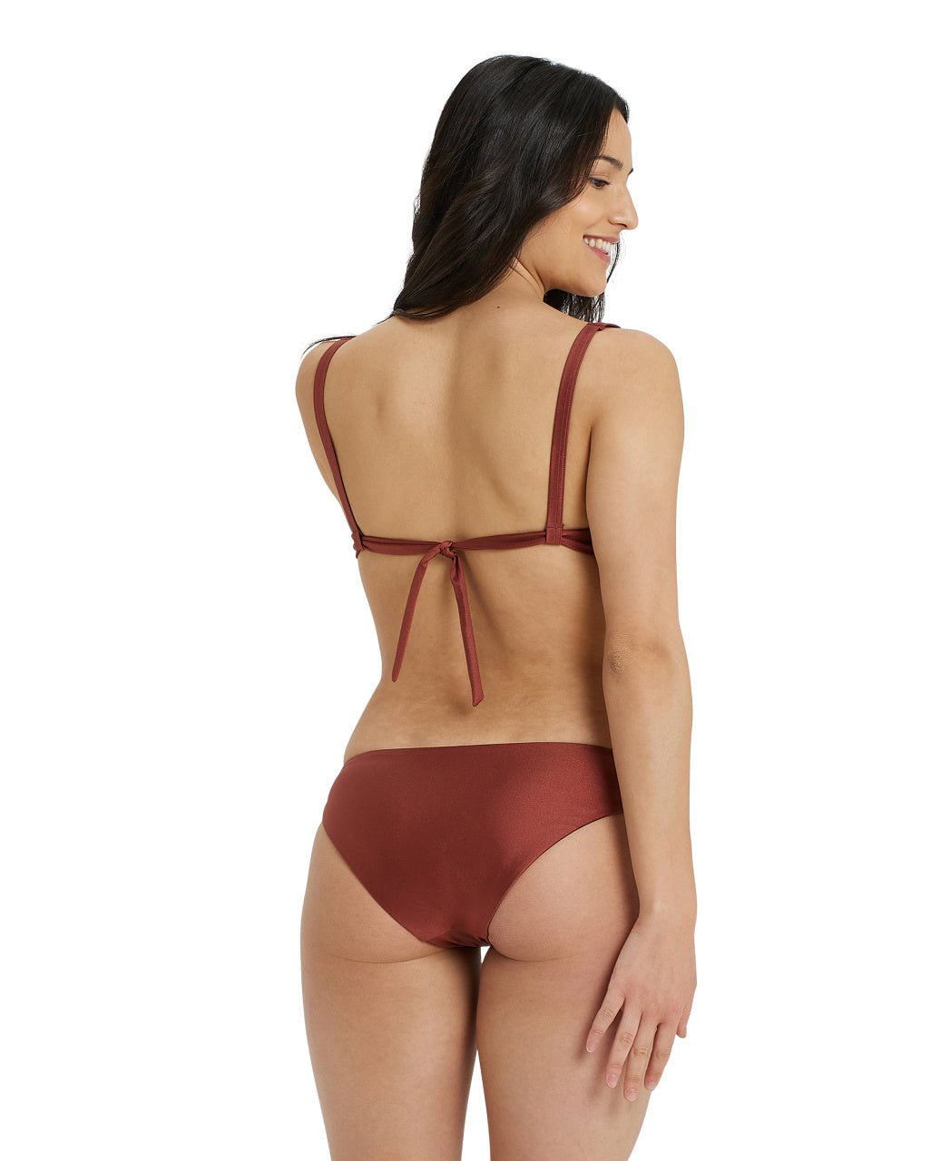 Bikini Bralette Solid naisten bikini, burgundiArena
