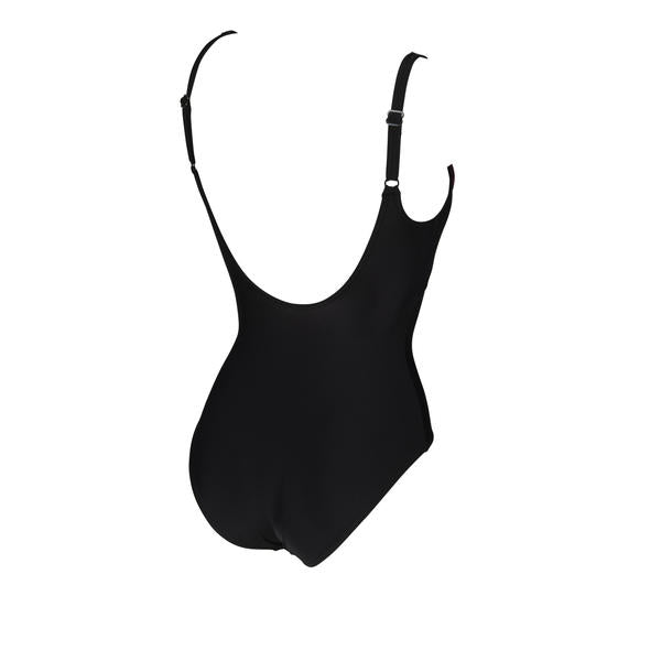 Blossom U-Back women's swimsuit, black