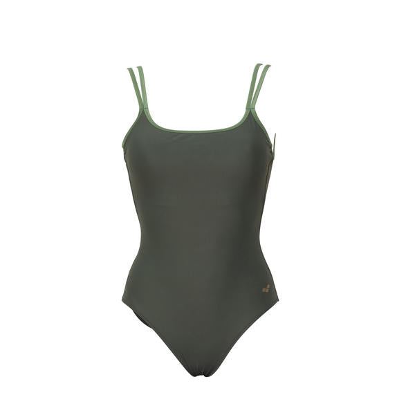Solid U-Back naisten uimapuku, army