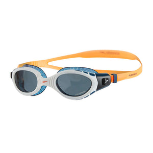 Futura Biofuse Flexiseal triathlon swimming mask, white-orange