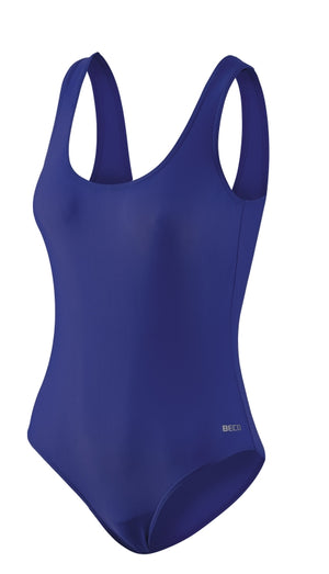 Women's swimsuit with U-back, dark blue