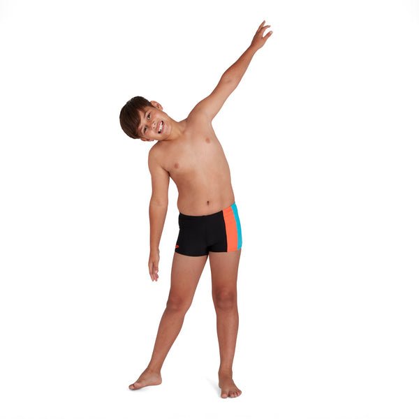 Colourblock poikien uimahousut, musta - oranssiSpeedo