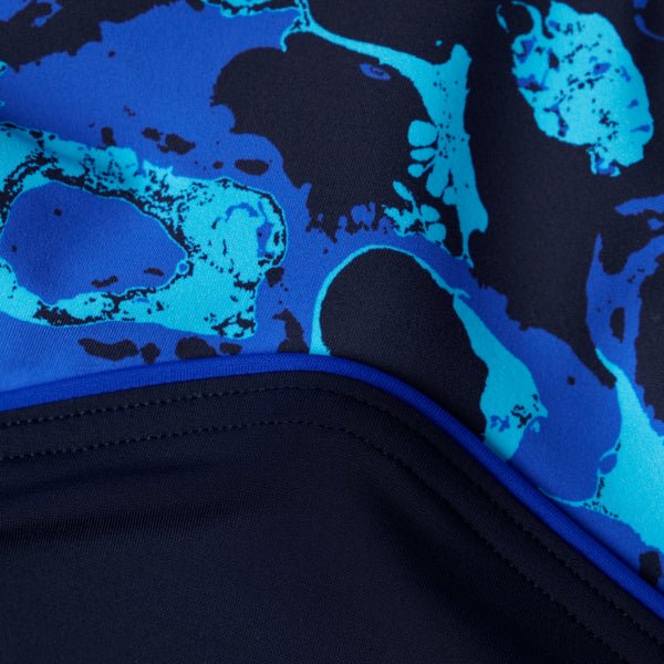 ContourLustre Printed Shaping naisten uimapuku, tummansininenSpeedo