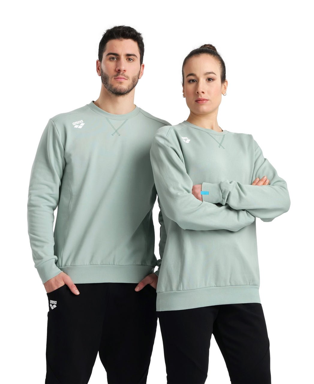Crew Sweat Solid paita, jadeArena