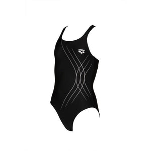 Soul SwimPro girls swimsuit, black