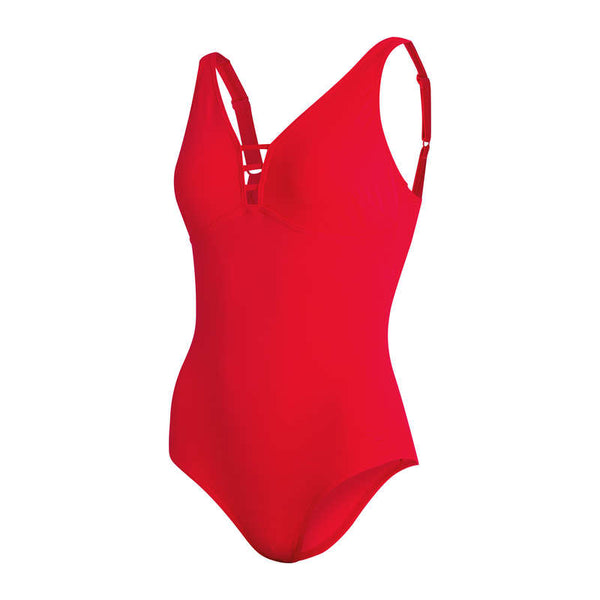OpalGleam naisten uimapuku, punainen