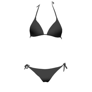 Allover Triangle naisten kolmionmalliset bikinit, musta