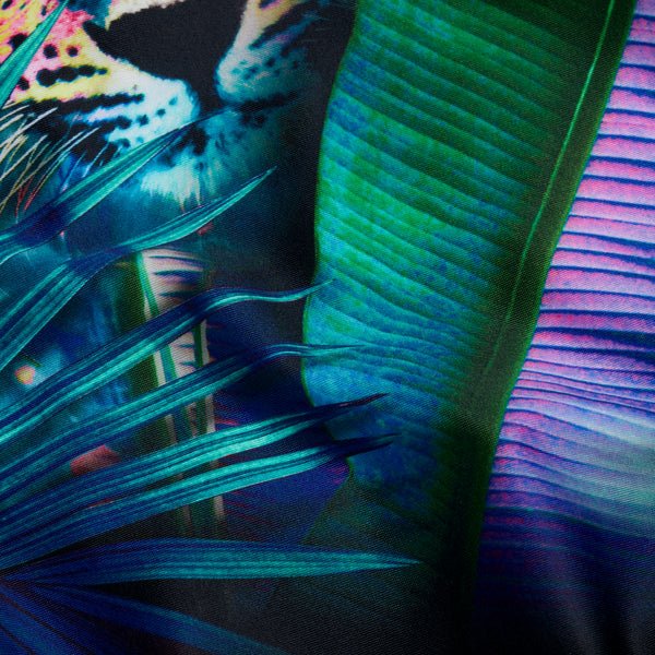 Digital Placement Pulseback tyttöjen uimapuku, musta - leopardiSpeedo