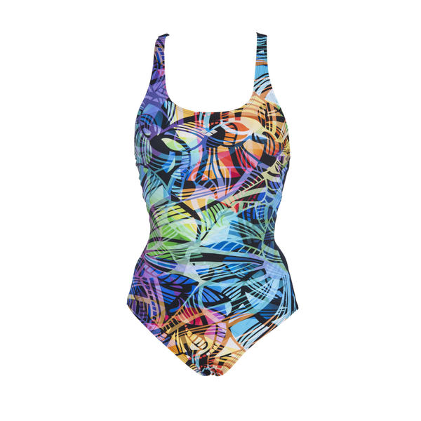 Hina Cradle Back C-Cup women's swimsuit, multicoloured