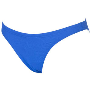 Solid women's bikini top, light blue