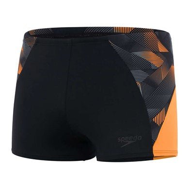 ECO END + Splice Aquashort miesten uimahousut, musta - oranssiSpeedo