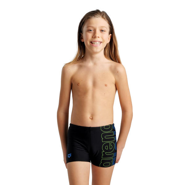 Swim Short Graphic Boys' swim shorts, black