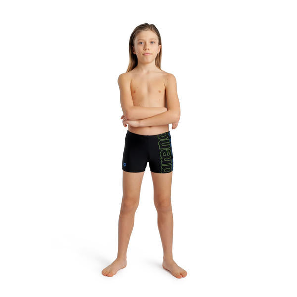 Swim Short Graphic Boys' swim shorts, black