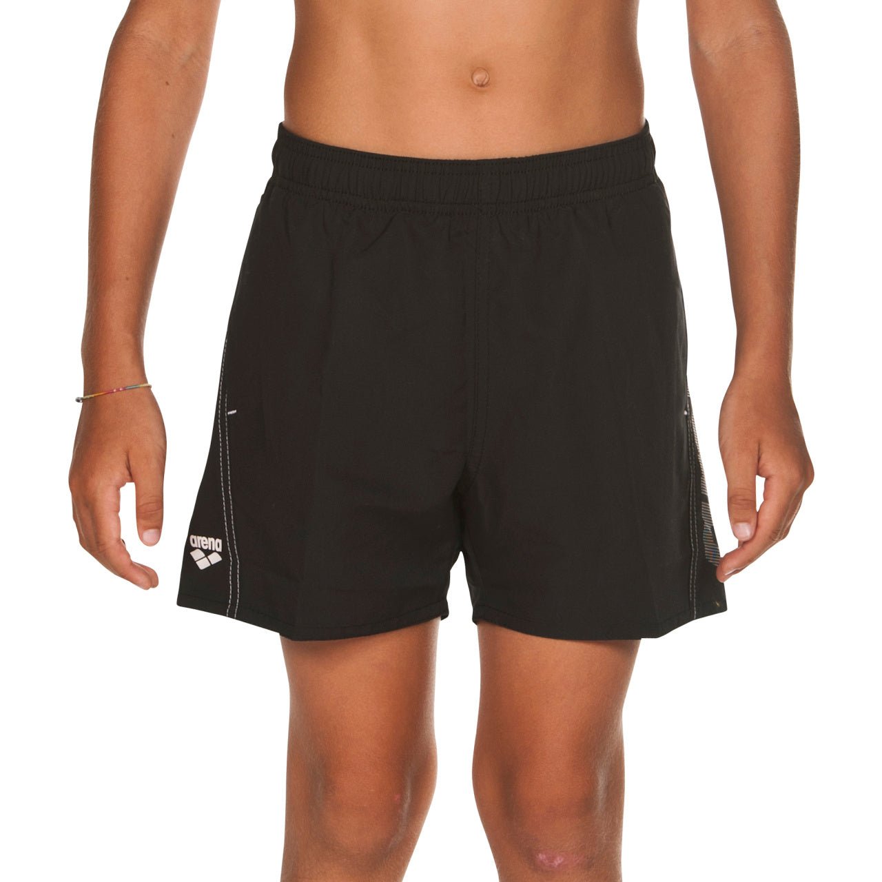 Fundamentals Logo Jr poikien uimashortsit, mustaArena