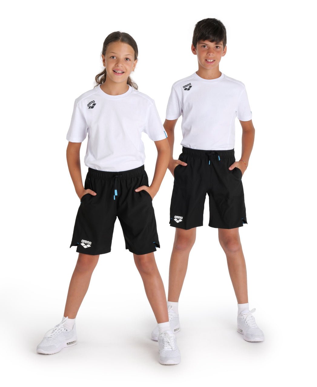 Jr Team Bermuda Panel shortsit, mustaArena