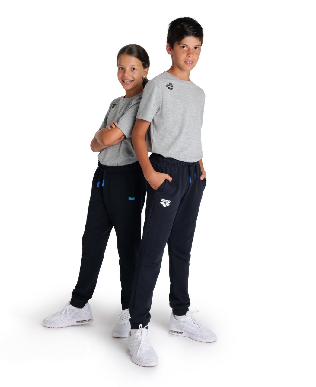 Jr Team Pant Solid housut, tummansininenArena