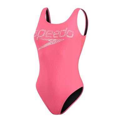 Logo Deep U - Back naisten uimapuku, pinkkiSpeedo