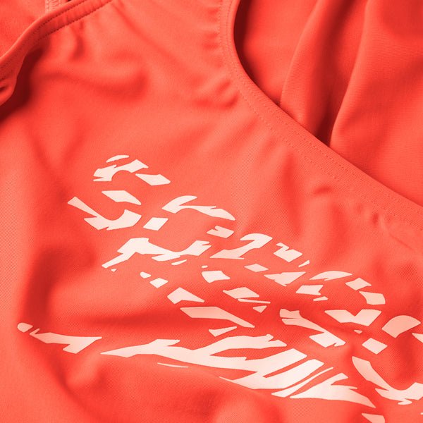 Logo Deep U - Back naisten uimapuku puna - valkoinenSpeedo
