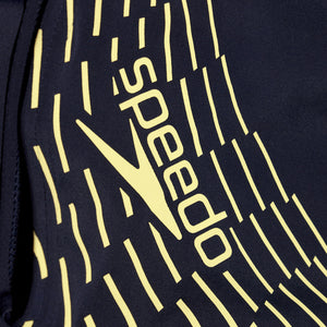 Medley Logo Aquashort miesten uimahousut, kelta-tummansininen