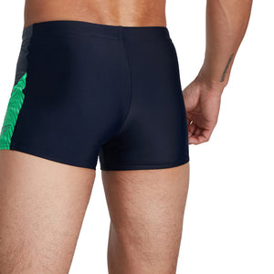 Dive Aquashort men's swimming trunks, dark blue-green