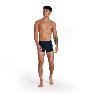 Dive Aquashort men's swimming trunks, dark blue-green