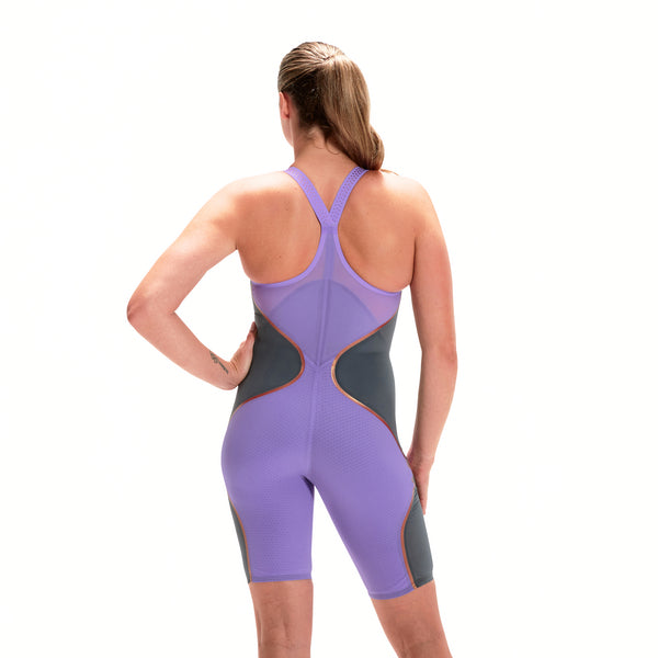 Fastskin LZR Pure Intent Closedback Kneeskin umpiselkäinen naisten kilpapuku, lila