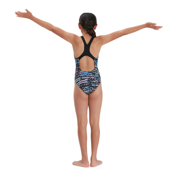 Allover Medalist girls swimsuit