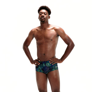 17cm Club Training Allover Brief miesten uimahousut, tummansini-vihreä
