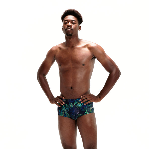 17cm Club Training Allover Brief miesten uimahousut, tummansini-vihreä