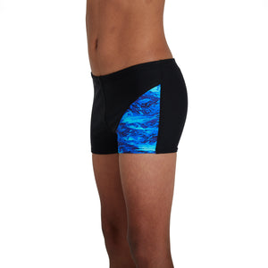 Digital Panel Aquashort poikien uimahousut, musta-sininen