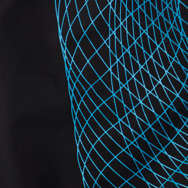 CrystalLux Printed Shaping naisten uimapuku, musta-sininen