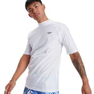 Swim Tee men's short-sleeved UV shirt, white