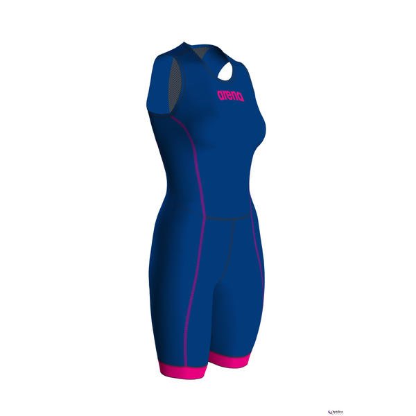 Naisten Rear Zip TriSuit ST, musta LArena