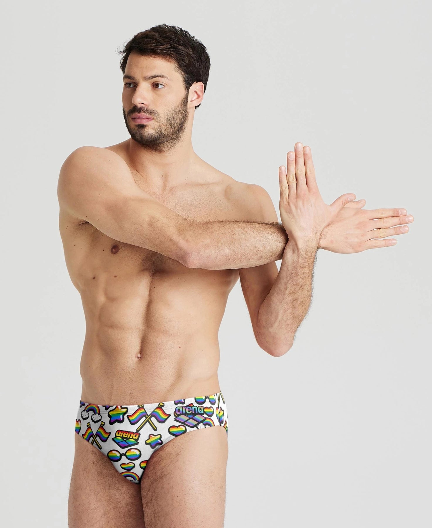 Pom Brief Miesten uimahousu, kirjavaArena