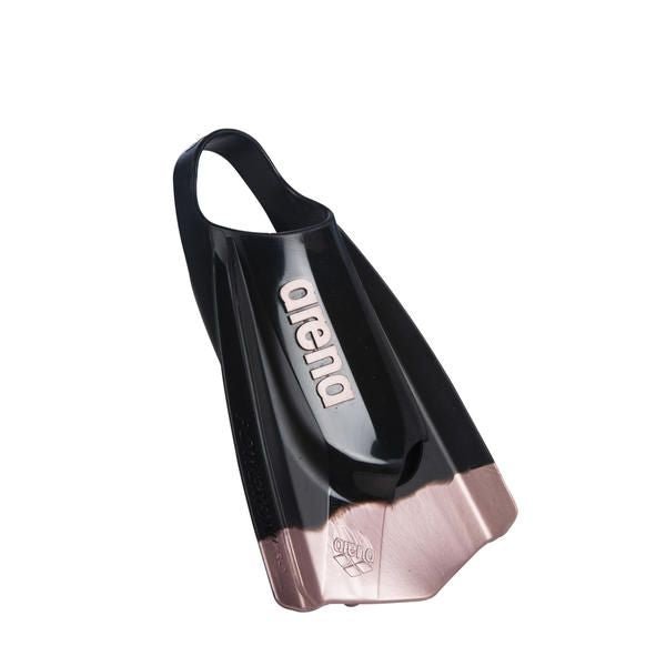 Powerfin PRO räpylät, musta - ruusukultaArena