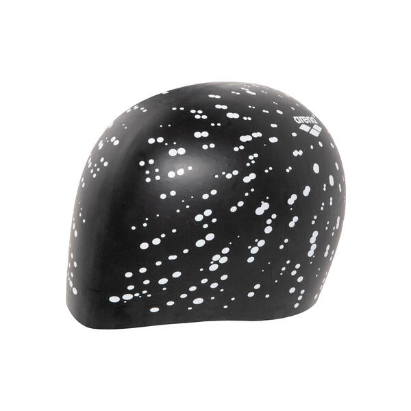 Reversible Cap Dots käännettävä uimalakki, musta - valkoinenArena