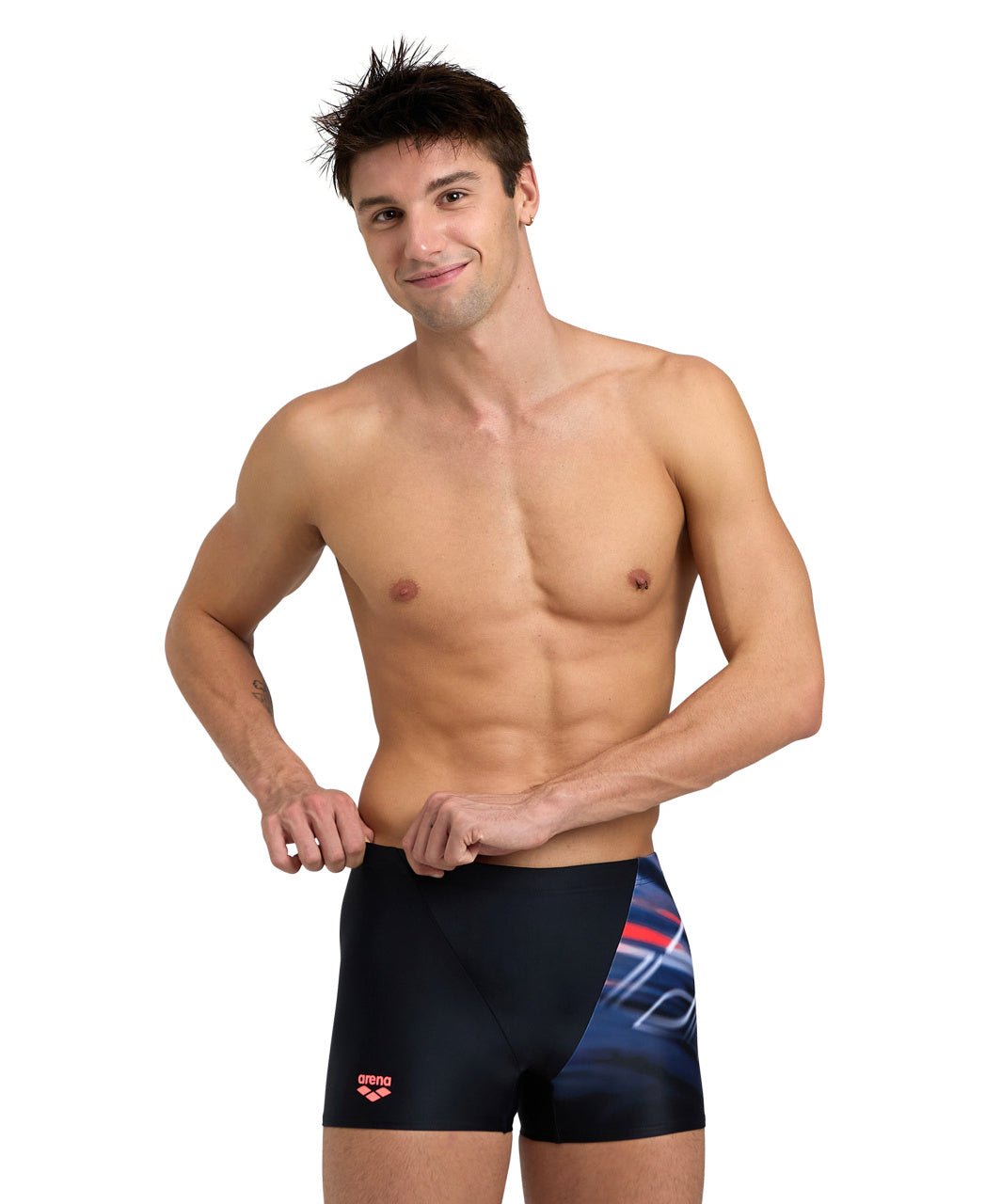 Shading Swim Short miesten uimahousut, mustaArena